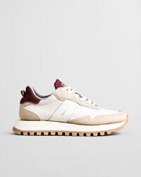 zapatillas caffay de ante y nailon - arena seca