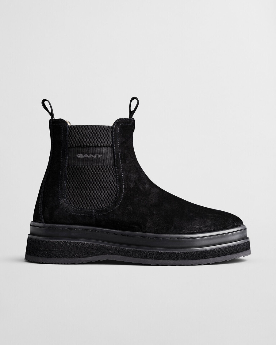 botas chelsea sistown - negras