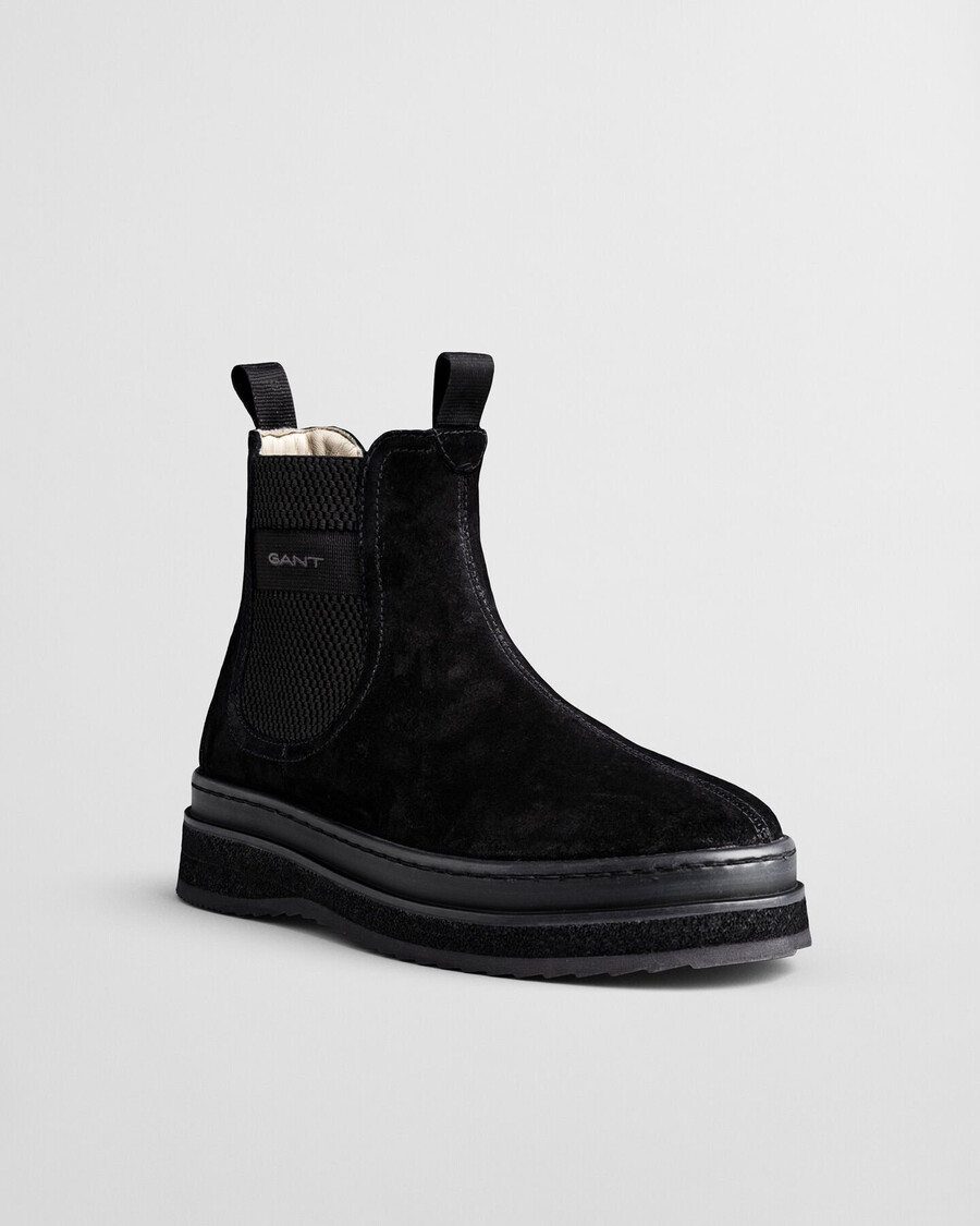 botas chelsea sistown - negras