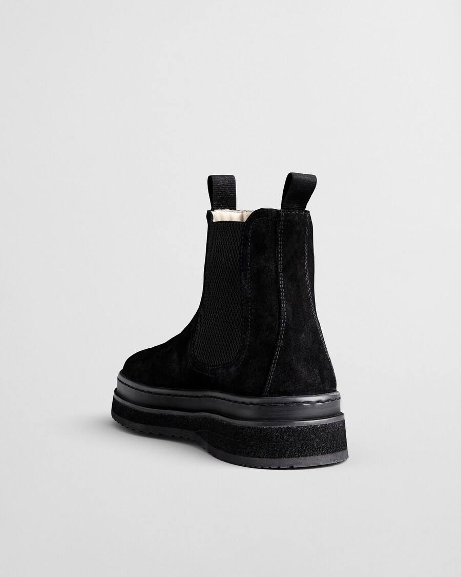 botas chelsea sistown - negras