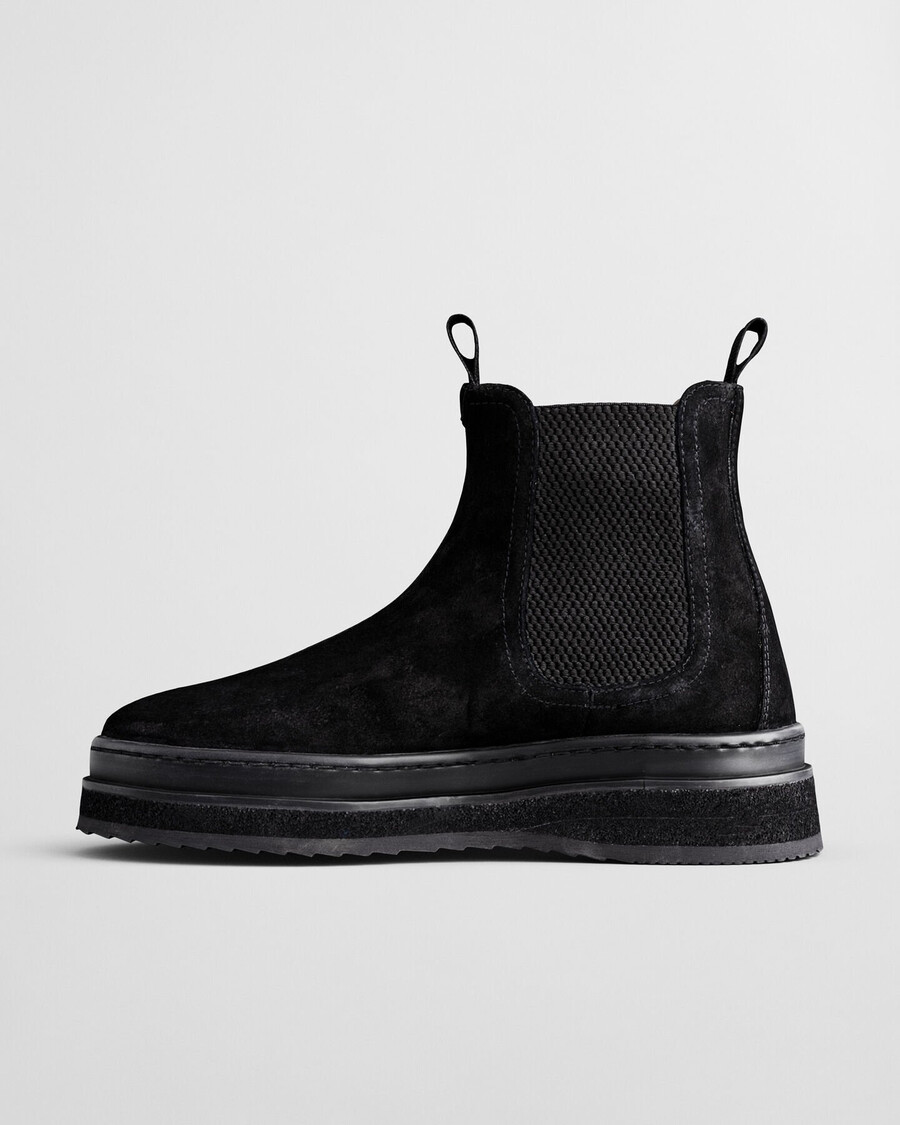 botas chelsea sistown - negras